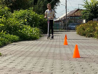 Акция по обучению детей Правилам дорожного движения в Мирном