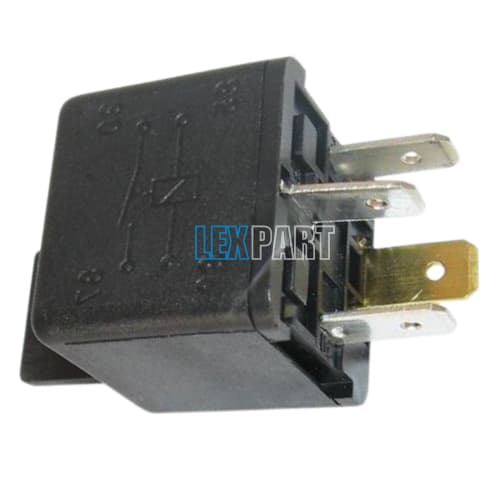 Relay Hella / Hella Germany 24V 30A 4P Mini Normally Open With Bracket & Swapped Pins DAF / Ford / Krone / Liebherr / Sisu - REL209CX