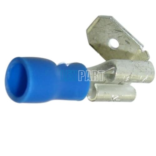 Terminal Insulated Blue Spade Piggy-Back - 2-Way (Male-Female) - TIB562CX