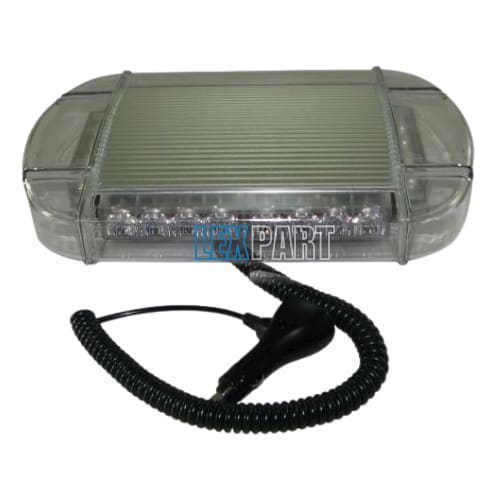 Light/Lamp 12V Amber 24-Led Magnetic Base - With Cigarette Plug Bar Light - LBR096CX