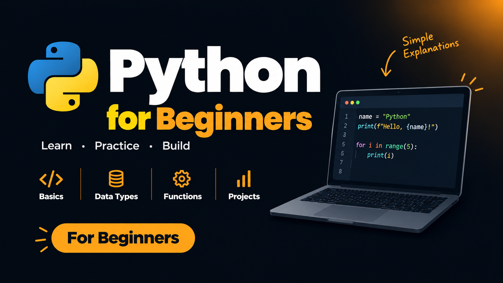 Python For Beginners cover