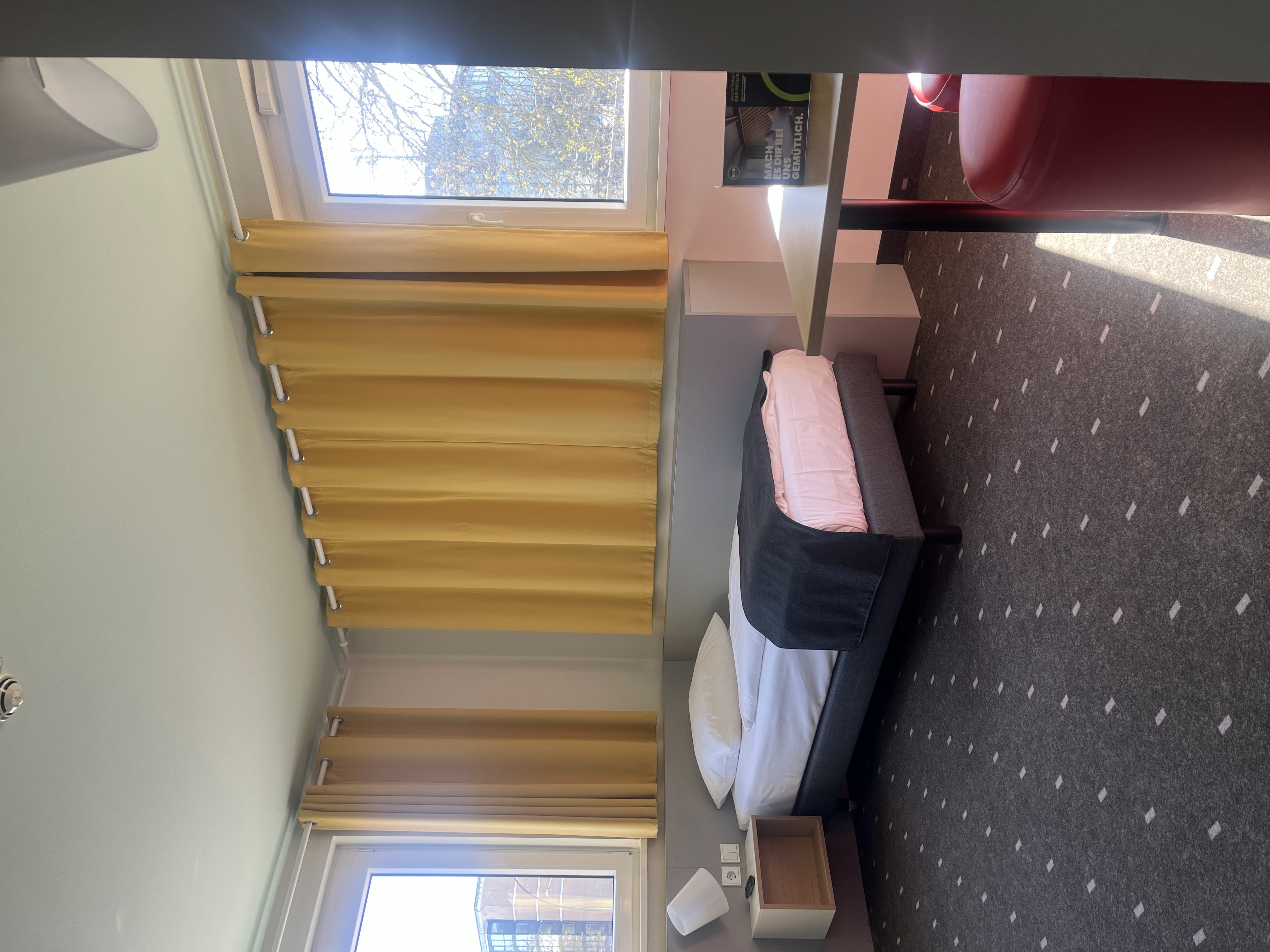 Lots of space next to the beds 2