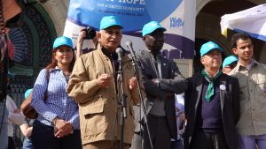 Sri M en zijn Walk of Hope