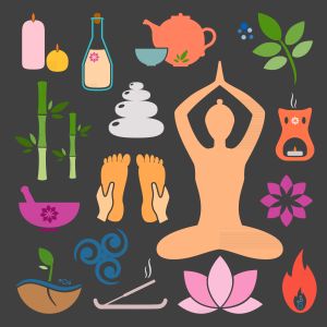 ayurveda in iconen