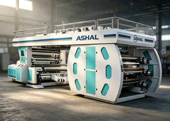 AI-8C Flexographic Printing Machine — 500 to 2000 mm