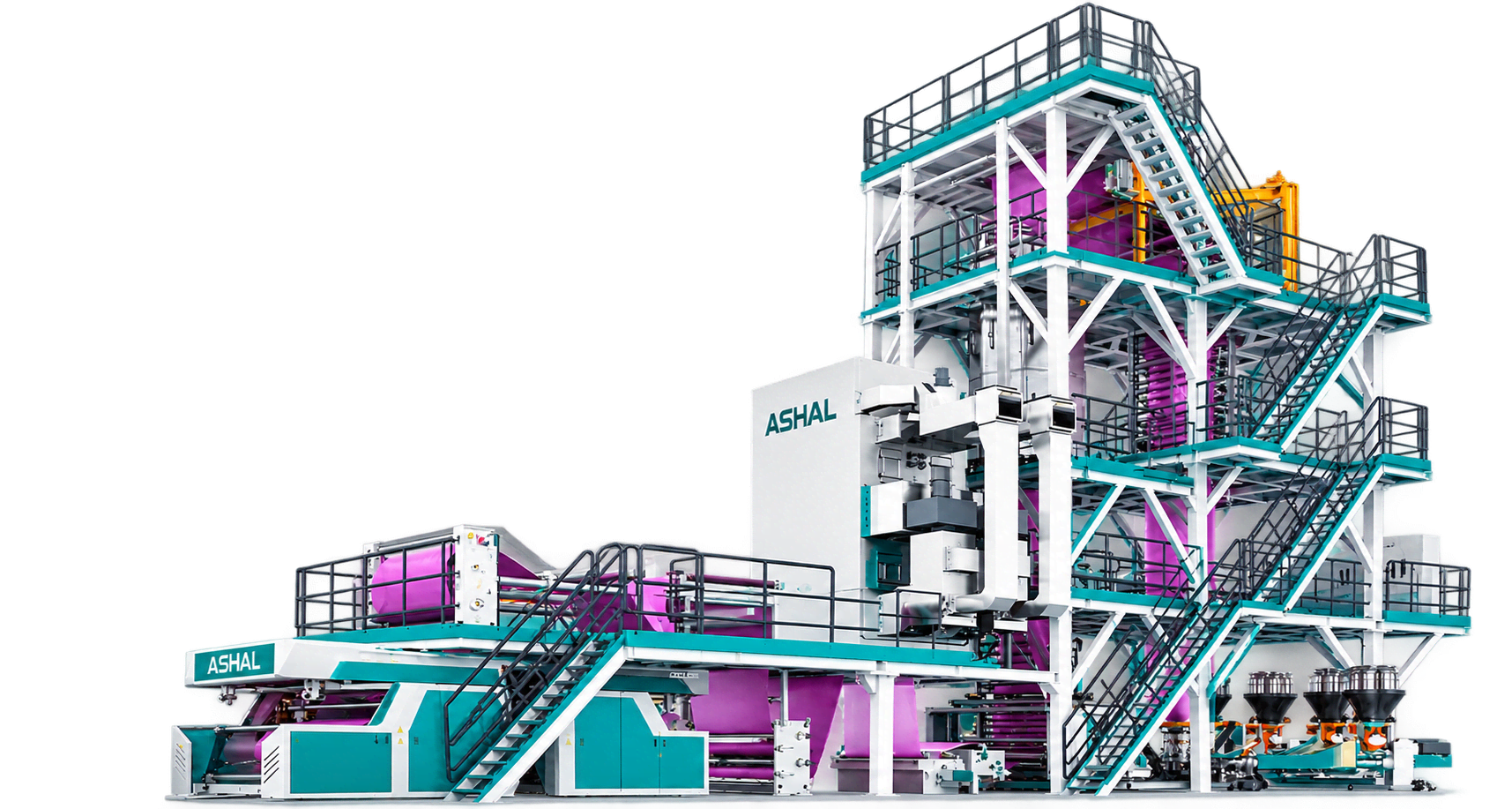 ABCDE-2200 Five-Layer Co-extrusion Blown Film Line