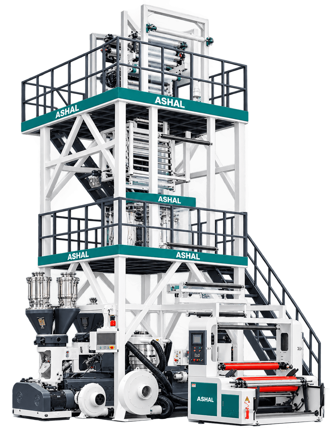 AI CX-ABA Three-layer Film Blowing Machine — 700 / 900 / 1100