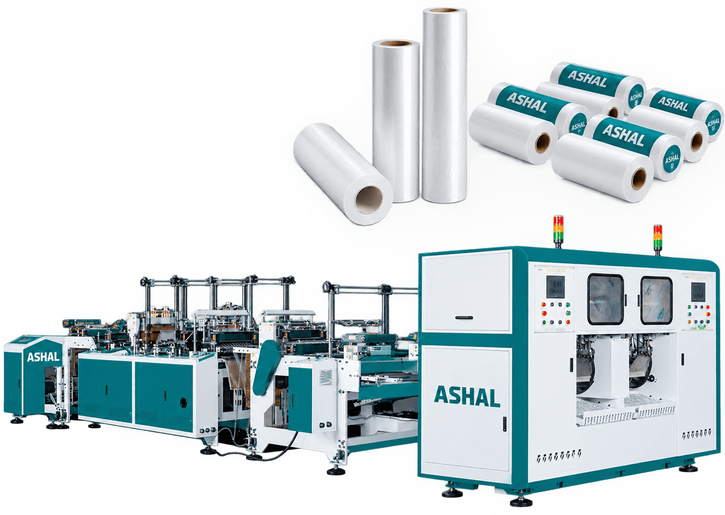 Continuous Bag on Roll Making Machine