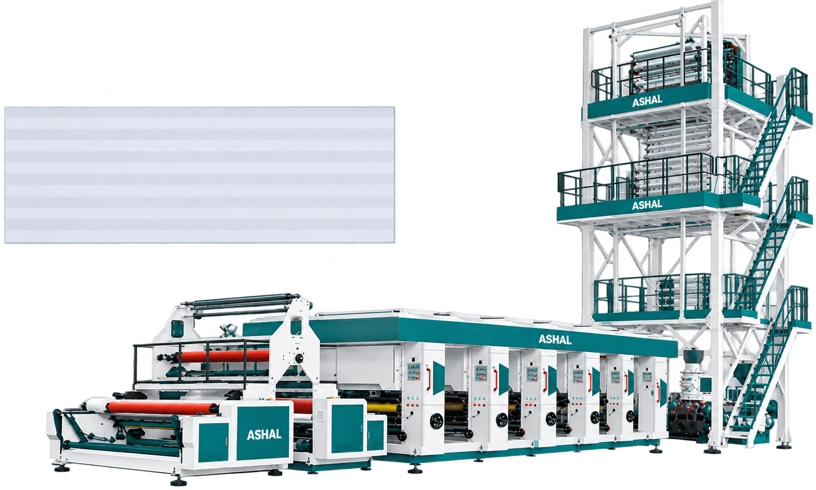AI CX-SB PBAT & PE Bag Making Machine — 800 / 500×2