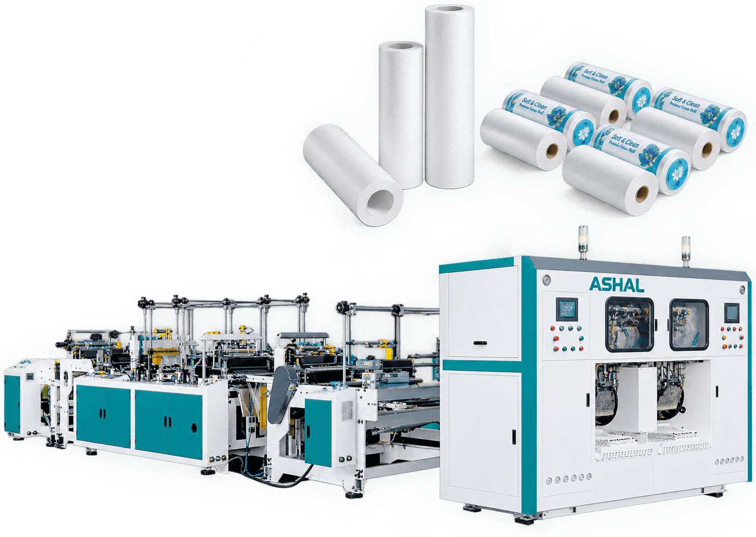 AI CX-GB Garbage Bag on Roll Making Machine — 1000 / 1200