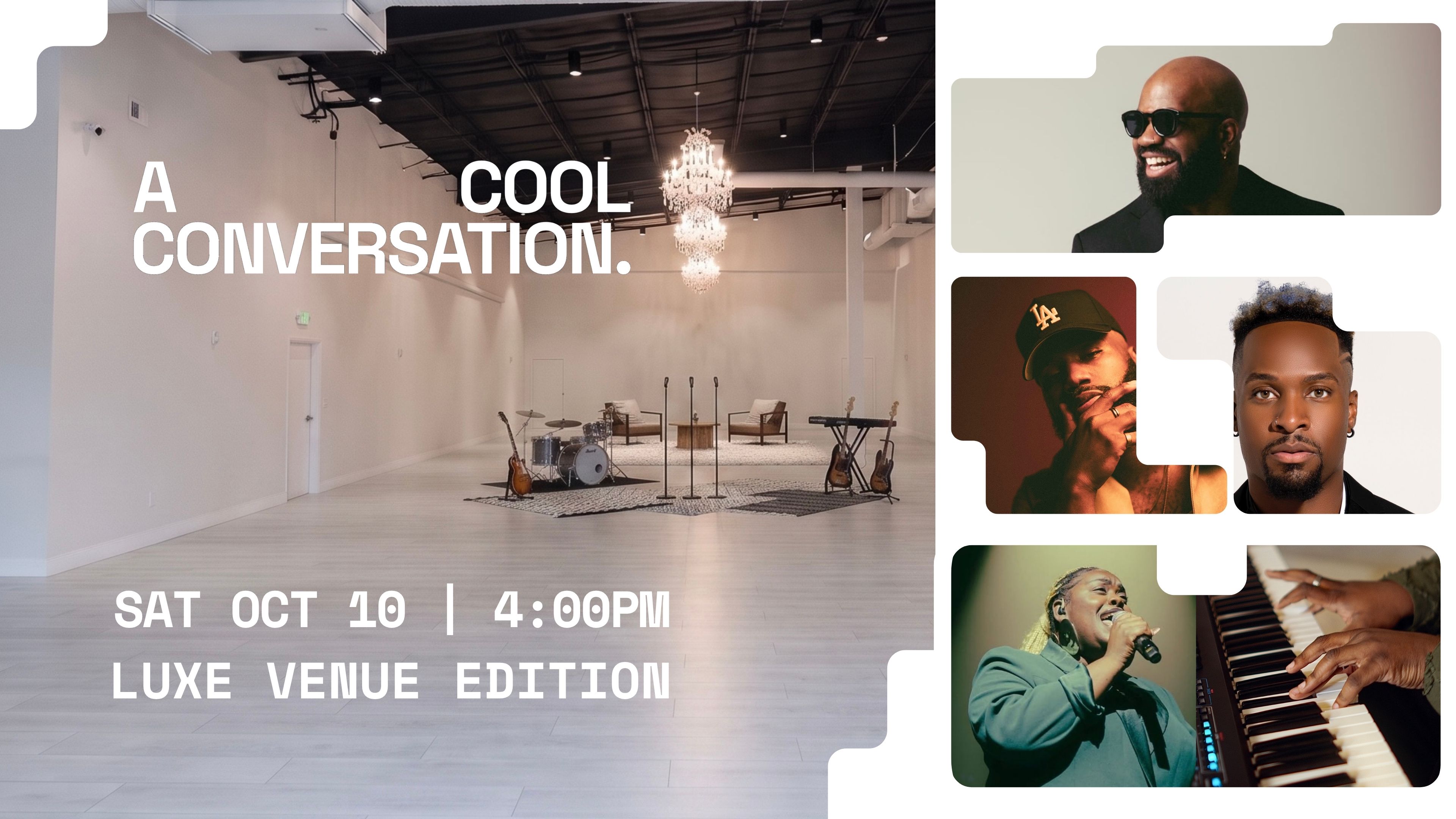 A Cool Conversation Event Graphic
