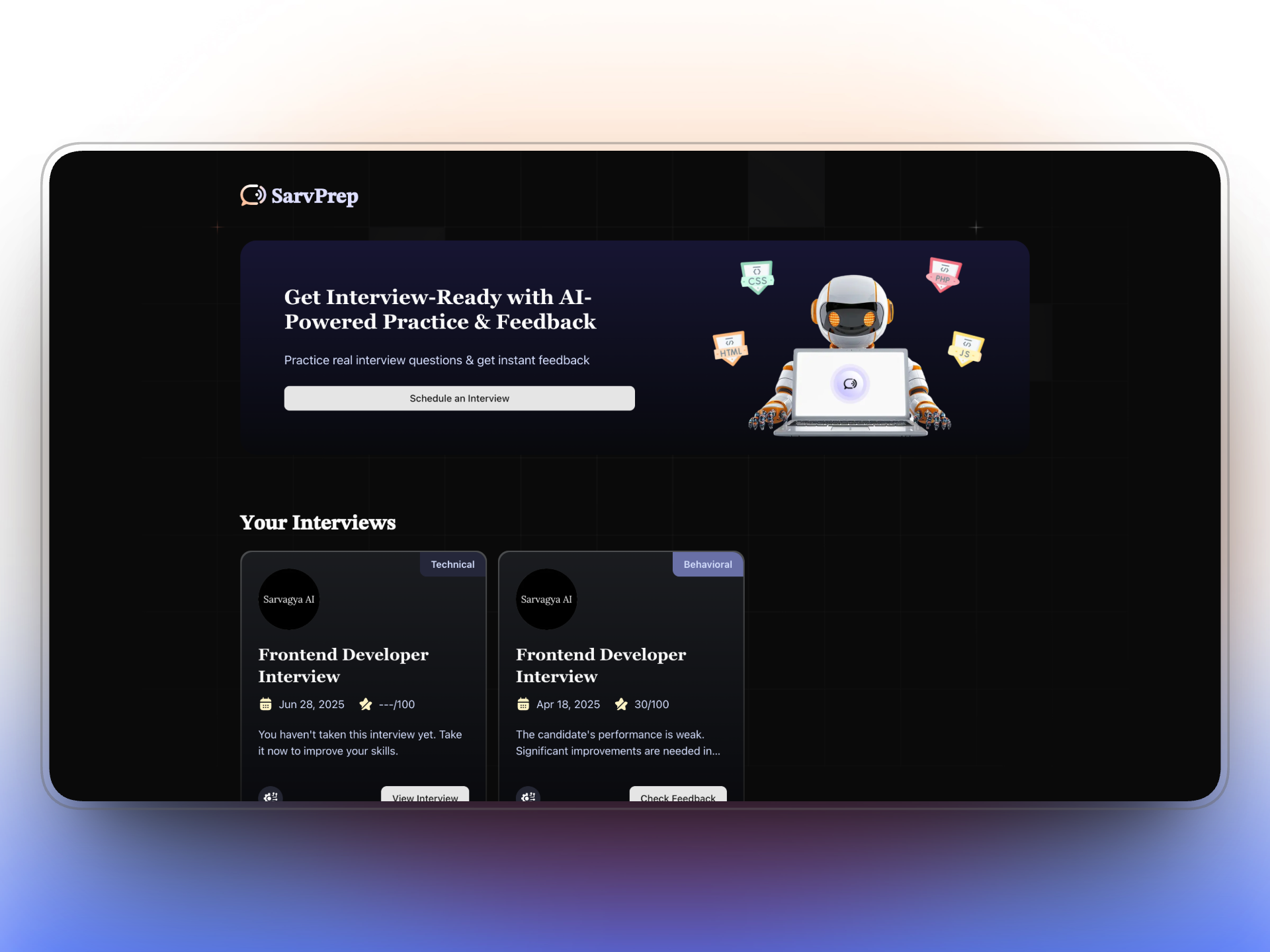 SarvPrep - Your Ultimate Job Preparation Companion