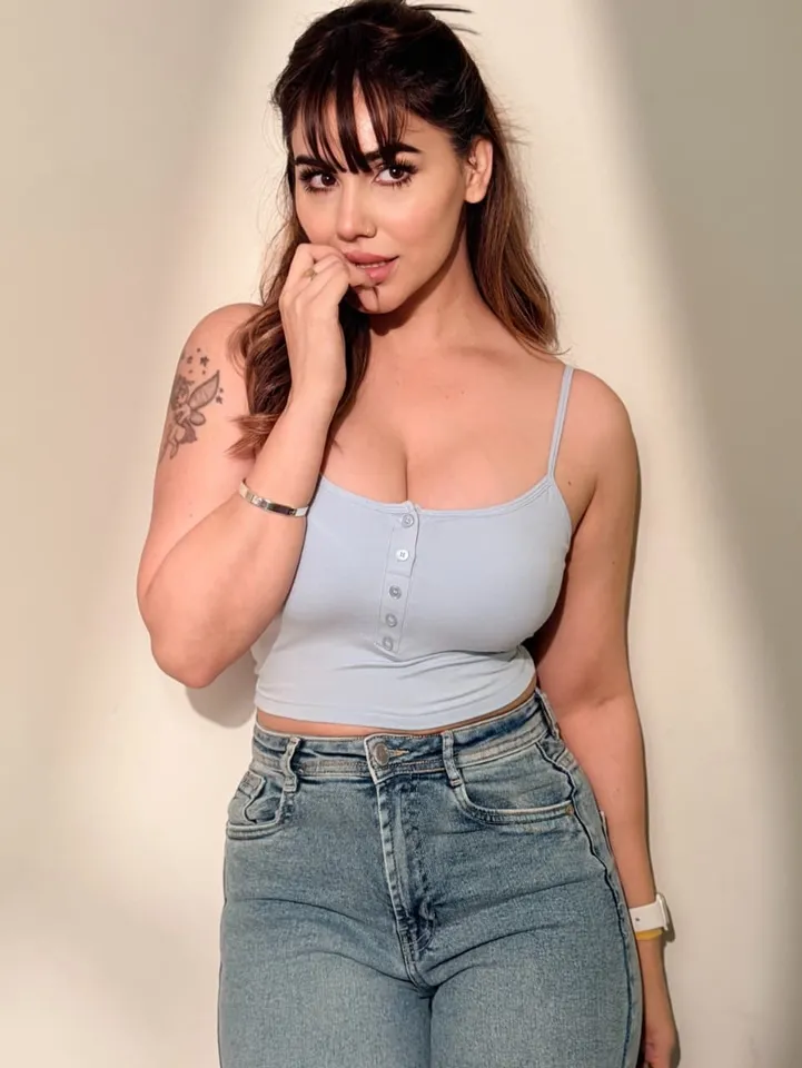 Kangna Sharma looking casual and chic