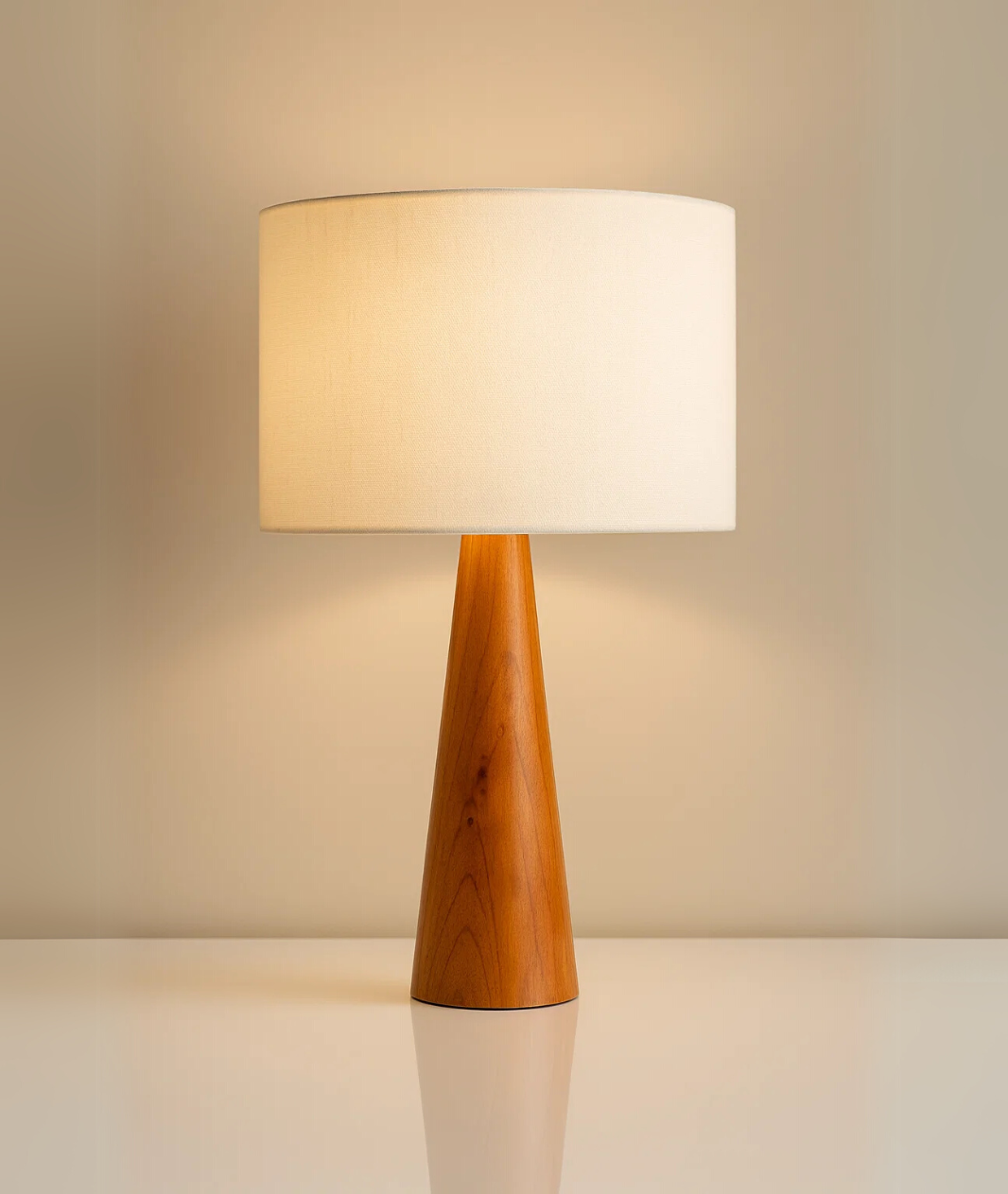 OAK TABLE LAMP