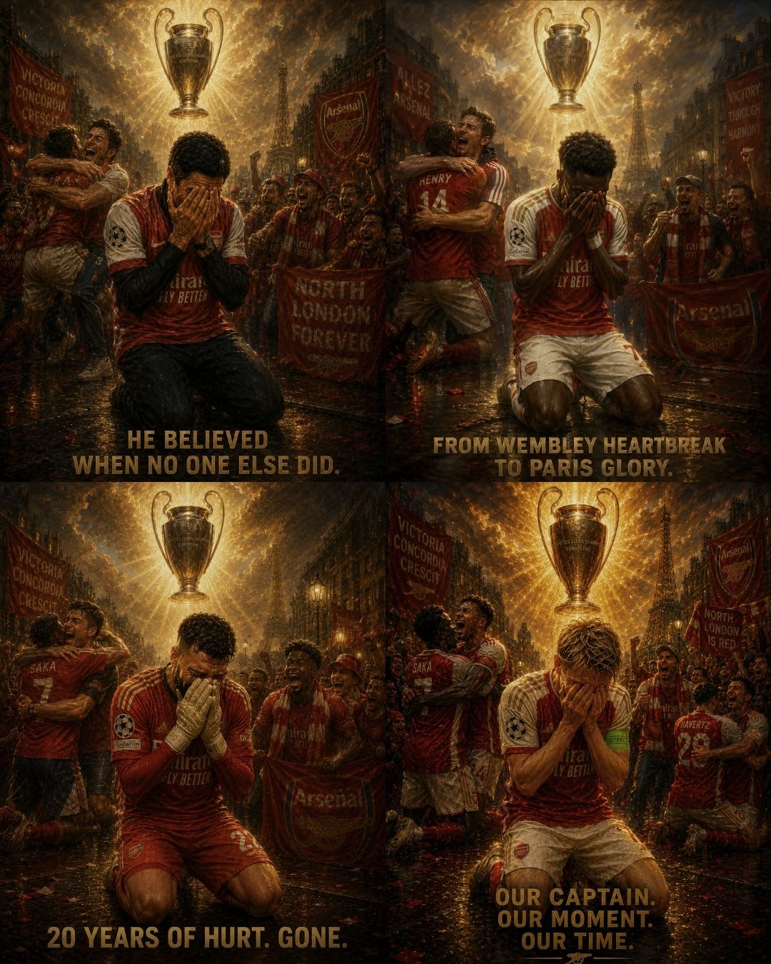 Arsenal UCL Glory Prompt