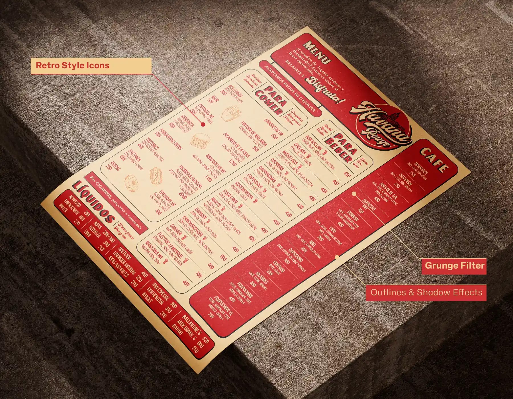 Havana Rouge Menu thumbnail 2