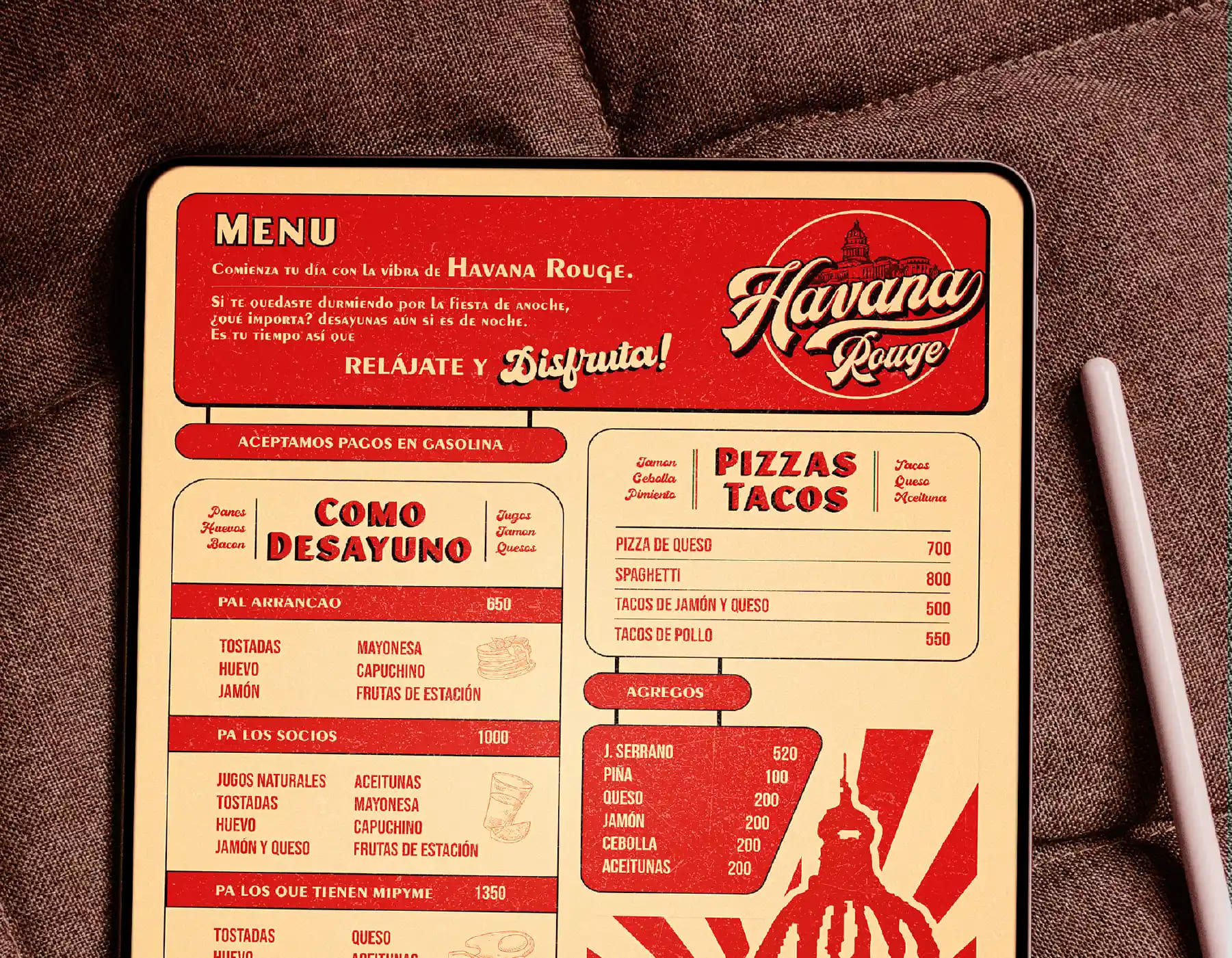 Havana Rouge Menu thumbnail 3