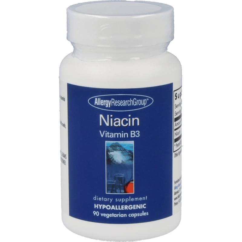 Niacin (Vitamin B3), 90 Capsules
