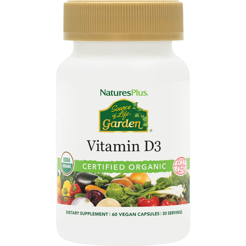 Source of Life® Garden Vitamin D3 Organic - 60 capsules