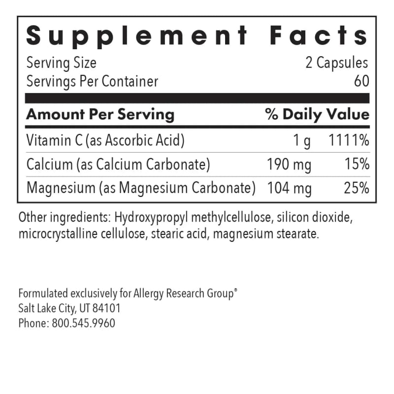 Buffered Vitamin C, 120 capsules