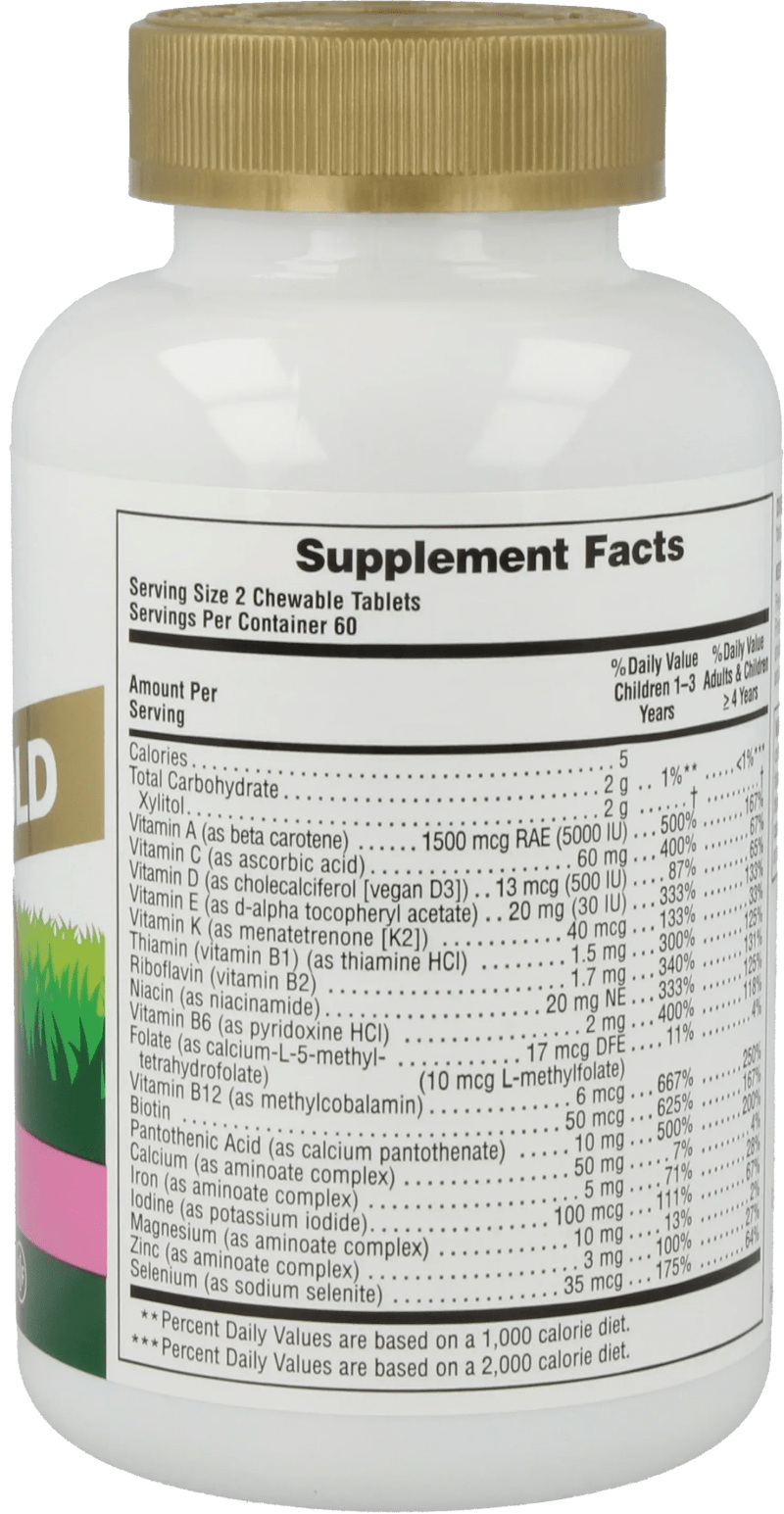 GOLD Multivitamin - Watermelon, 120 tabs