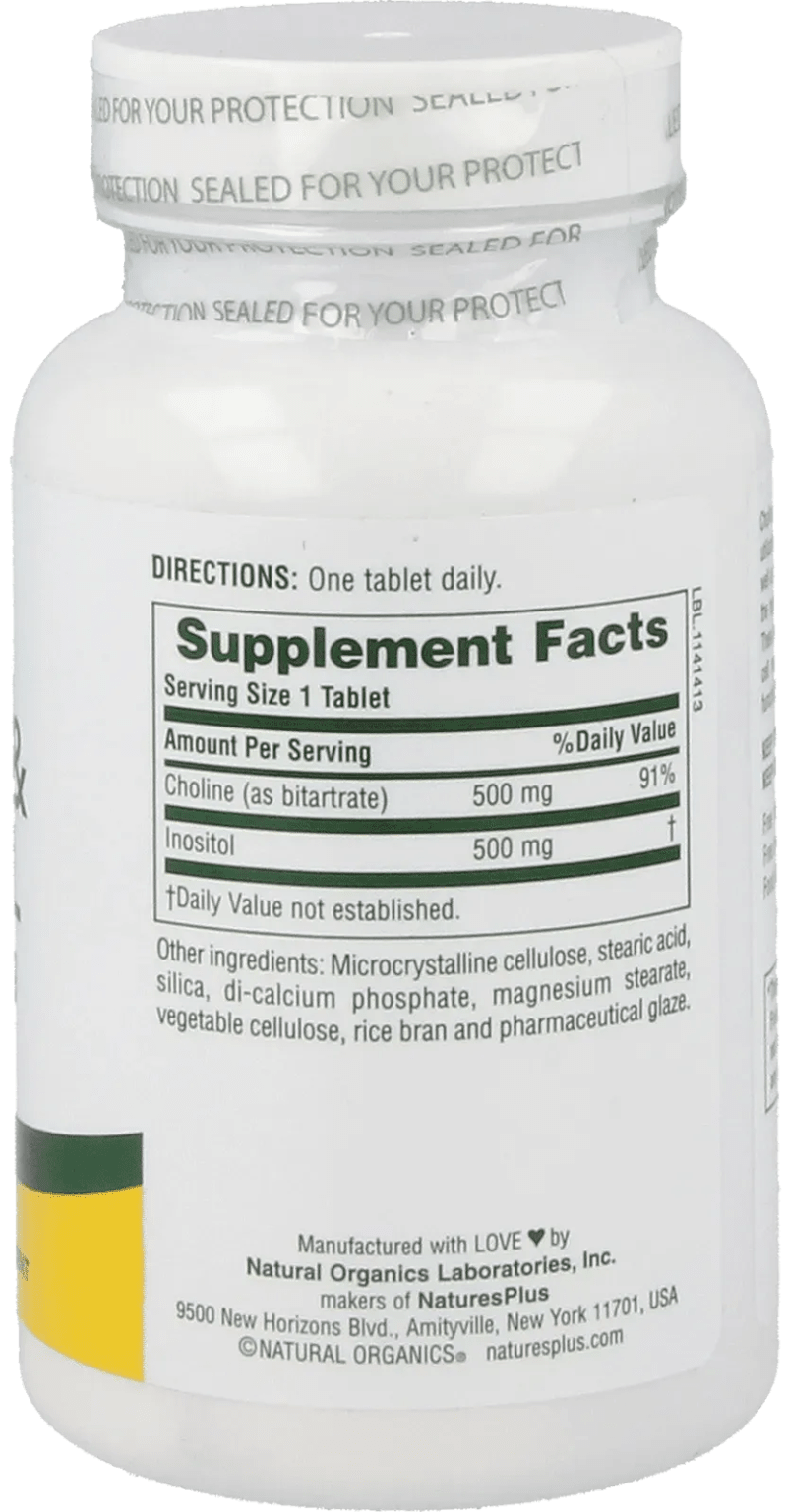 Choline & Inositol - 60 tablets