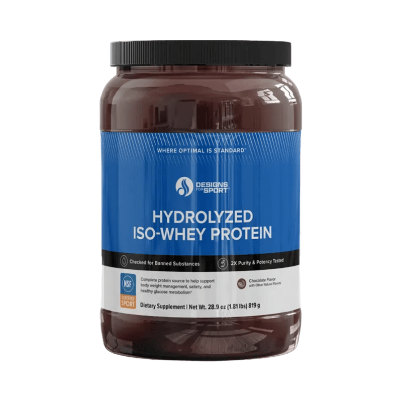 Designs for Sport Hydrolyzed ISO-Whey Protein Chocolate - 819 g powder
