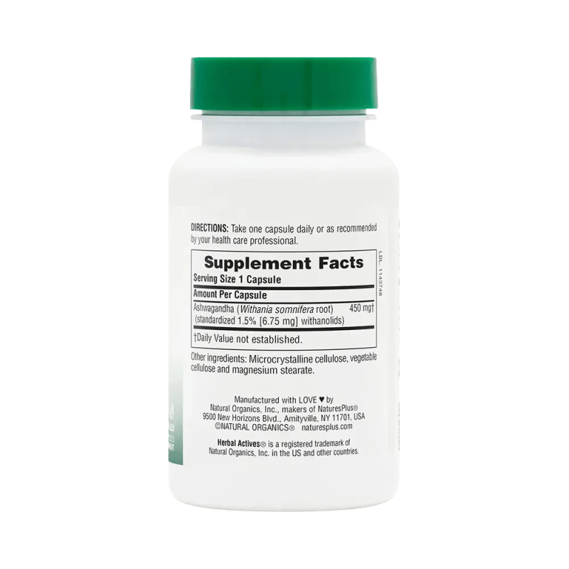 Herbal Actives Ashwagandha - 60 capsules