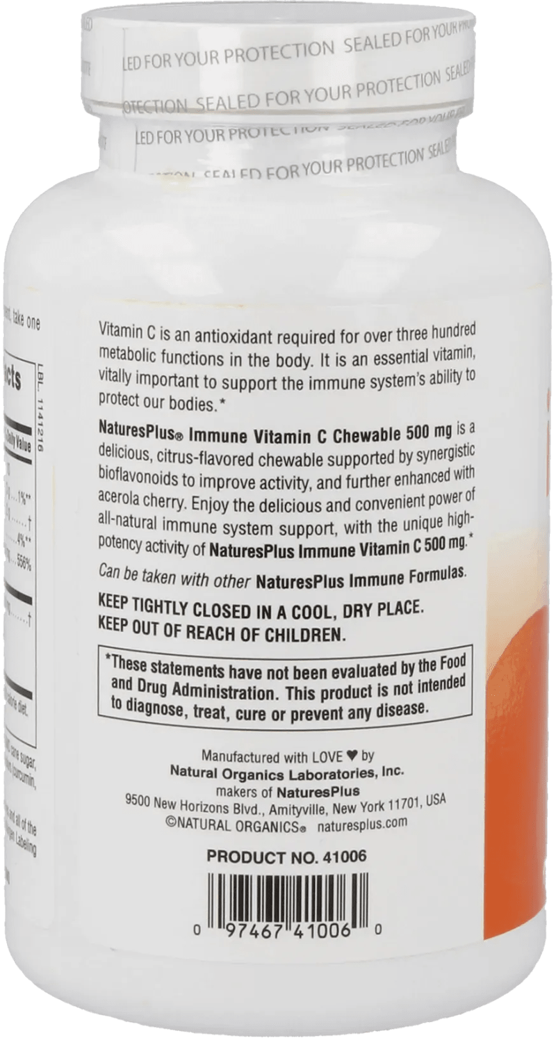 Immune Vitamin C - 100 chewables