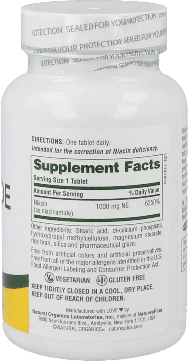 Niacinamide 1000 mg - 90 tablets