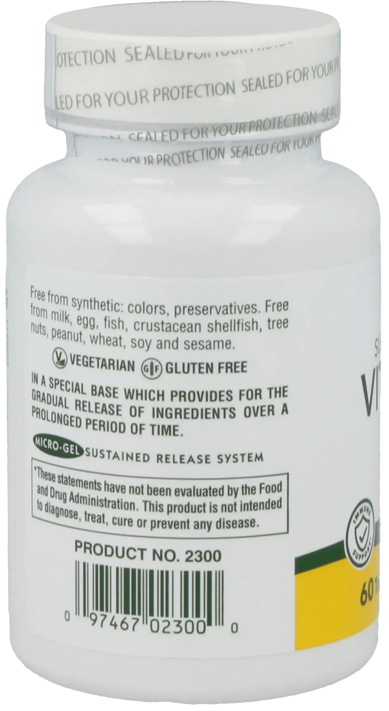 Vitamin C with Rose Hips - 60 tablets