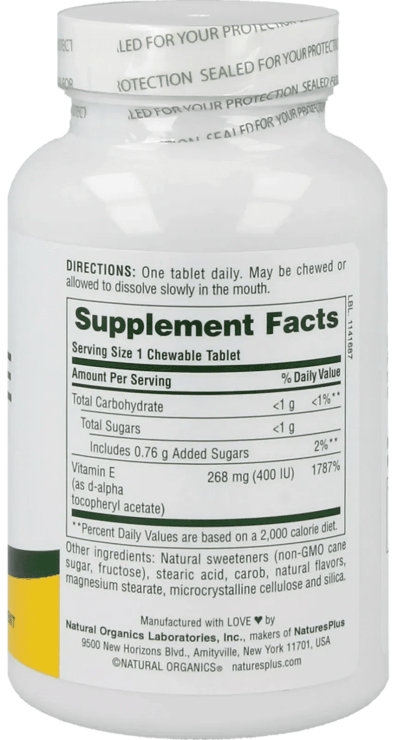 Vitamin E 400 IE - 90 Lozenges