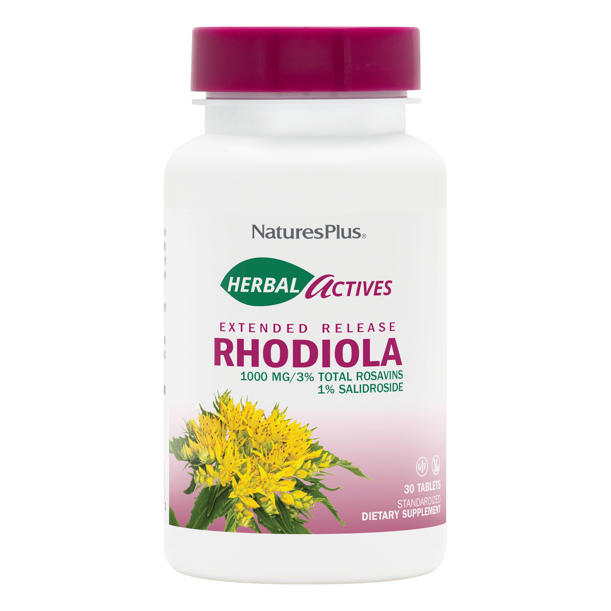 Herbal Actives Rhodiola Extended Release - 30 tablets