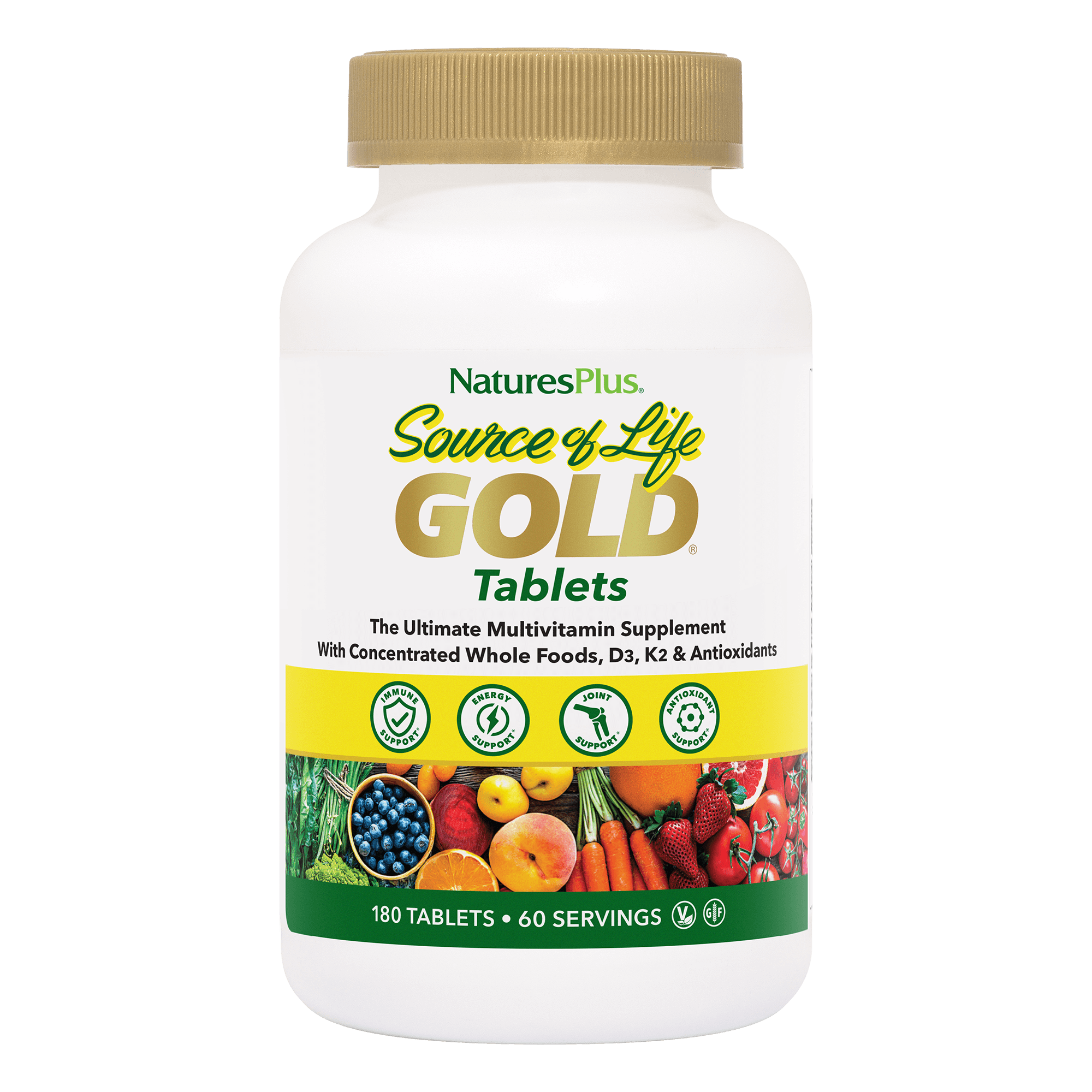 Source of Life® GOLD Multivitamin - 180 tablets