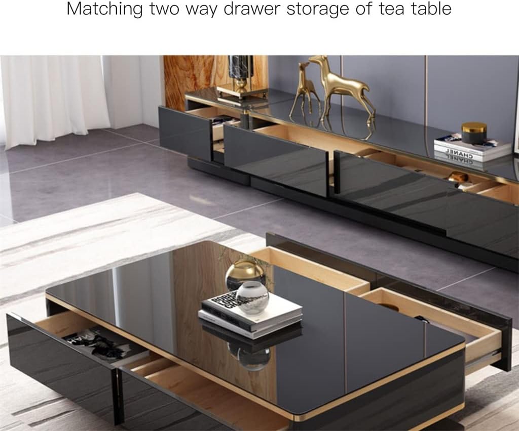 Coffee Table TV Cabinet Coffee Table Combination Villa Living Room Home Furniture Set