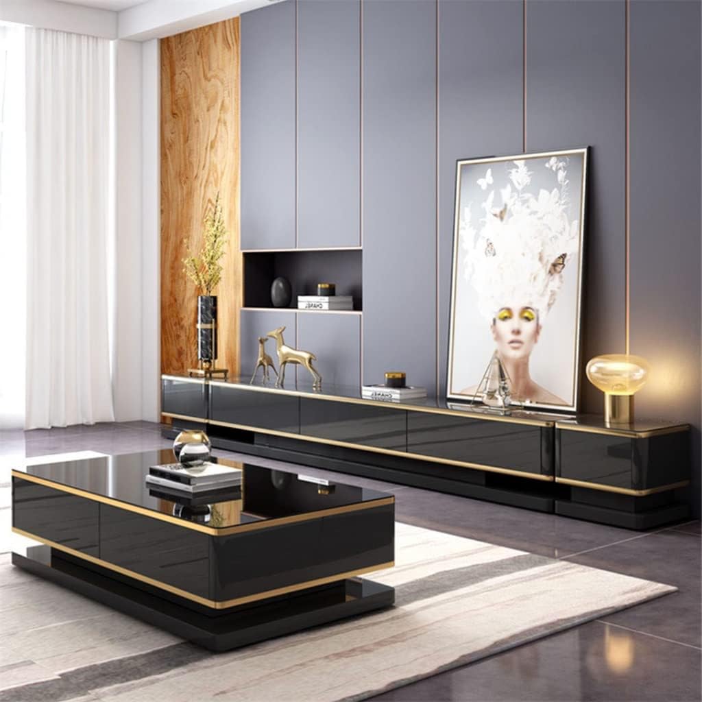Coffee Table TV Cabinet Coffee Table Combination Villa Living Room Home Furniture Set