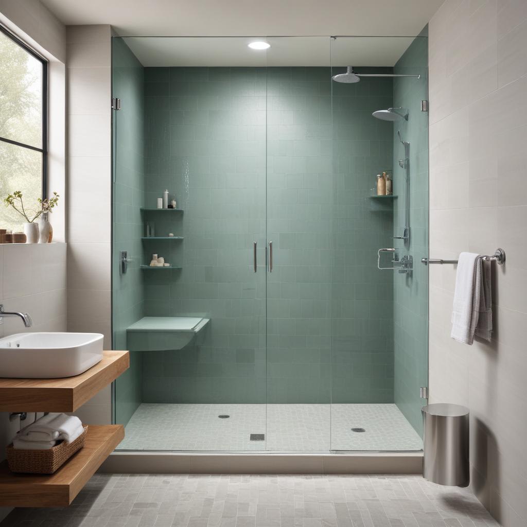 View of Sustainable Shower Eco-Friendly Tile: Transform Your Bathroom with ...
