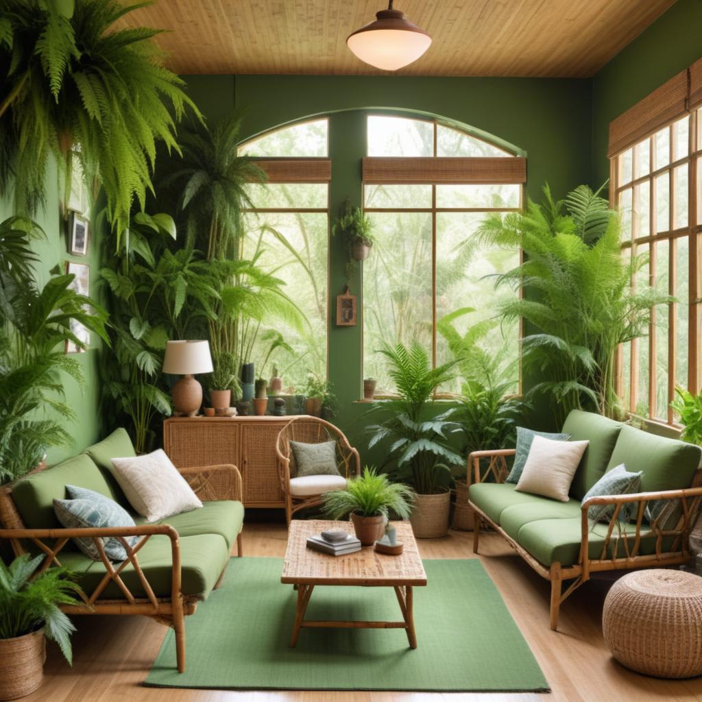 Natural Green Eco-Friendly Living Room: Transform Your Space with ...