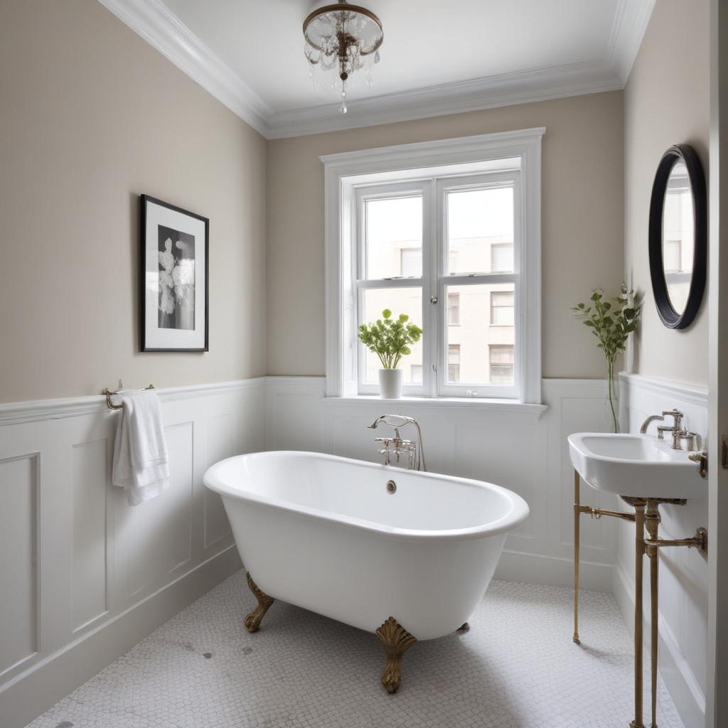 View of Can a freestanding tub fit in a compact apartment?