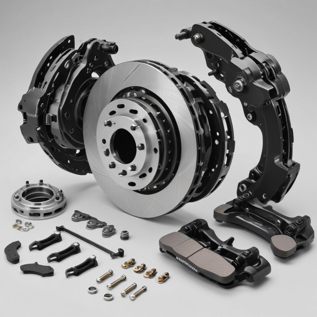 How do car brake components work together to stop your car?