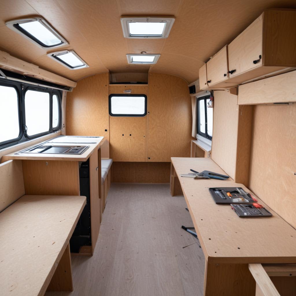 Is there a step by step guide for motorhome interior refurbishment