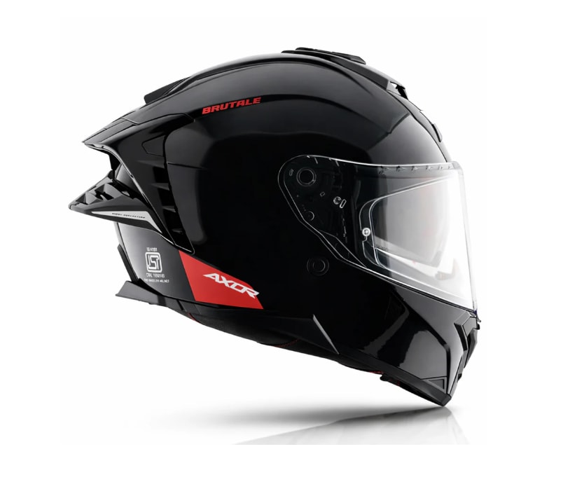 Brutale Solid Colors Dual Spoiler Helmet 5