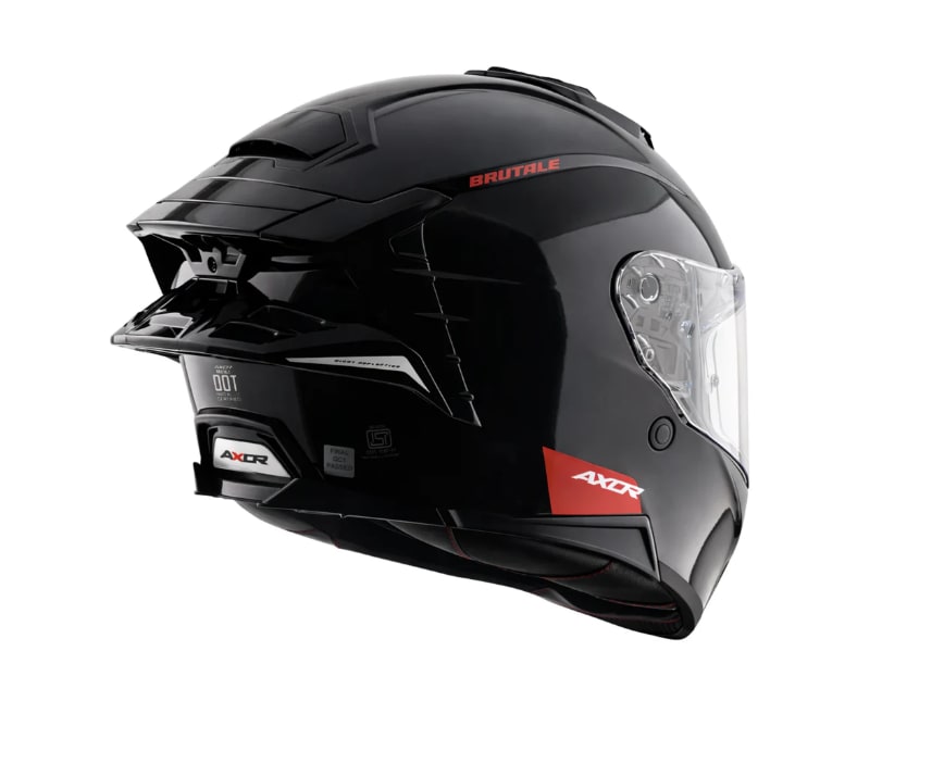 Brutale Solid Colors Dual Spoiler Helmet 6