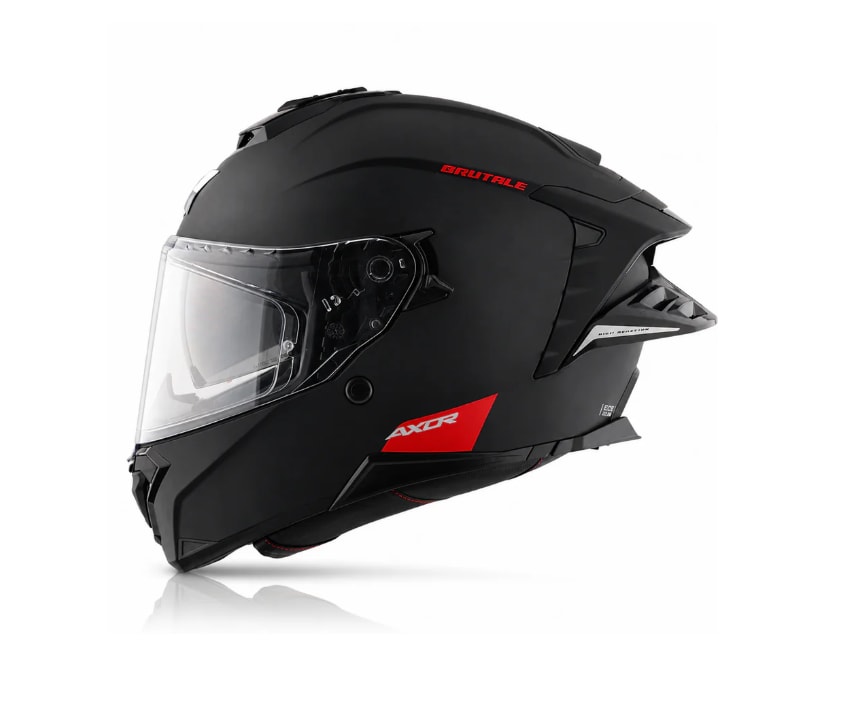 Brutale Solid Colors Dual Spoiler Helmet 10