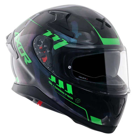 Axor Apex Gloss Carbon Small Checks Helmet 4