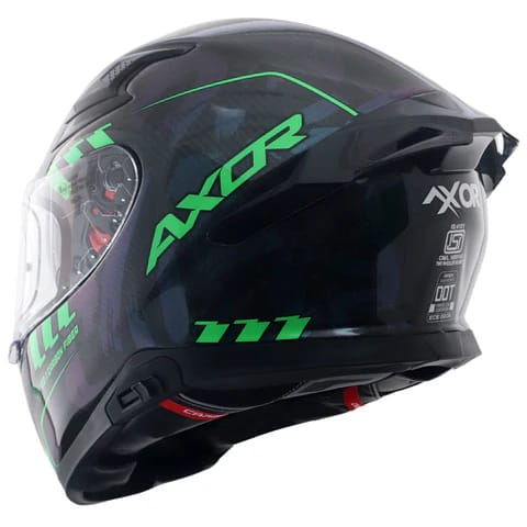 Axor Apex Gloss Carbon Small Checks Helmet 8