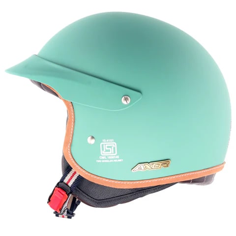 Retro Jet West Helmet with Peak 3
