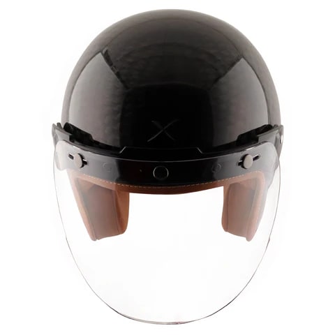 Axor Jet Carbon Big Checks helmet with bubble visor 9