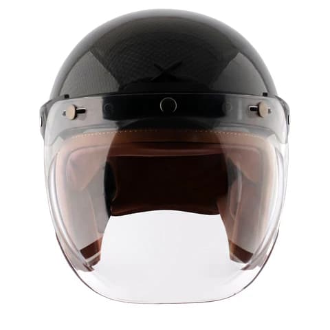 Axor Jet Carbon Small Checks helmet with Bubble Visor 2