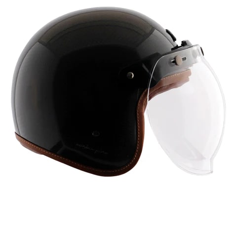 Axor Jet Carbon Small Checks helmet with Bubble Visor 7